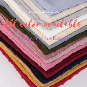 NEW Flocked bubble chiffon scarf hijabs